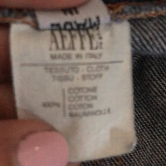 Vintage Ferretti suspenders jeans - Picture 6 of 8